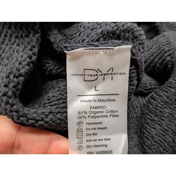 DYI Women's Sweater Tank Top Black Size Large - Picture 8 of 8